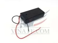 Hộp Đế Pin 2AA Có Nắp